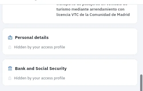 The same record as seen by the traffic manager: no personal or bank data.