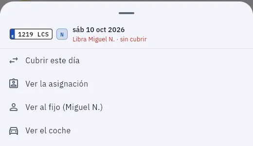 Las acciones del hueco del sábado en el turno de noche del 1219 LCS.
