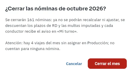 Antes de cerrar octubre, FleetPilot avisa de lo que pasará y de lo pendiente (no se ha cerrado).